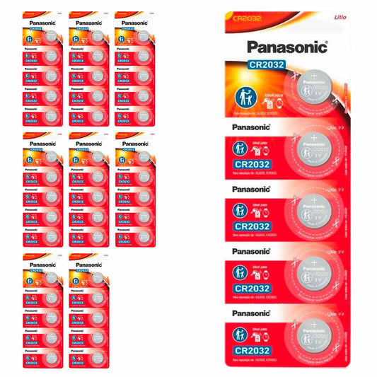 45 Baterias Cr2032 Panasonic (9 Cart)