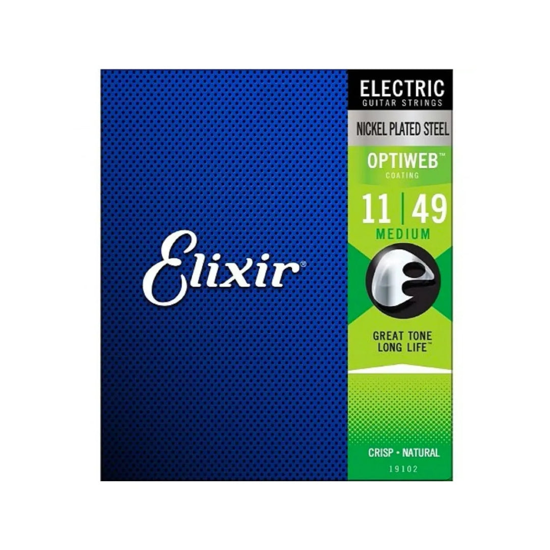 Encordoamento 011 Medium Guitarra Optiweb Elixir [F108]