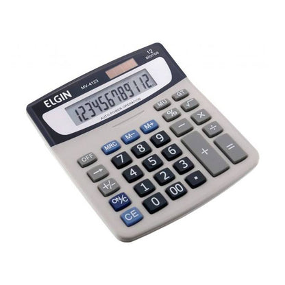 Calculadora Mesa Visor 12 Dig. Um Raiz Mv4123 Elgin [F108]