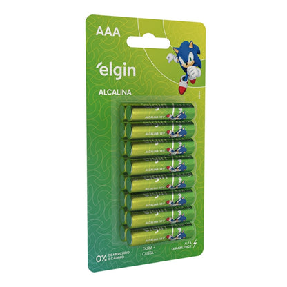 Pilha Alcalina Aaa Com 16 Unidades Elgin [F108]