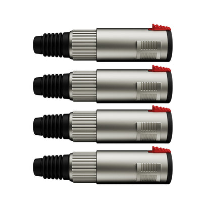 Conector P10 1/4 Femea Linha Trs Wc 197 Wireconex 04 Unidades [F108]