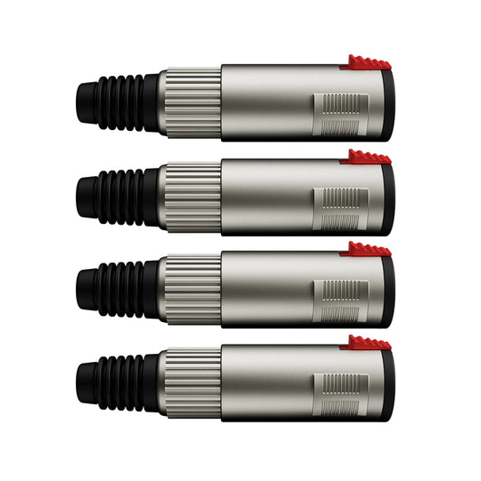 Conector P10 1/4 Femea Linha Trs Wc 197 Wireconex 04 Unidades [F108]