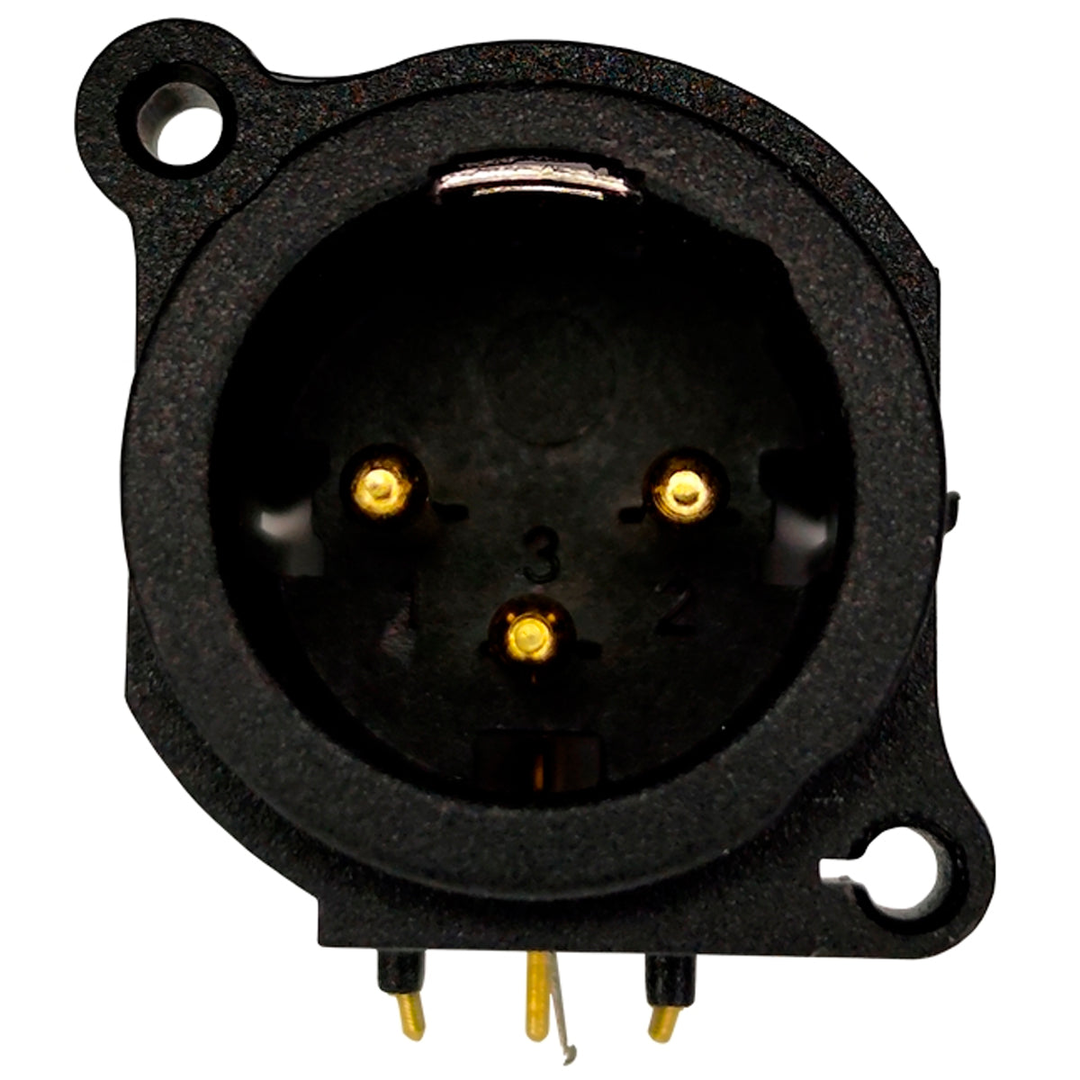 Kit 04 Conectores Xlr Macho P/ Pci 3 Polos Wc 4050 Wireconex [F108]