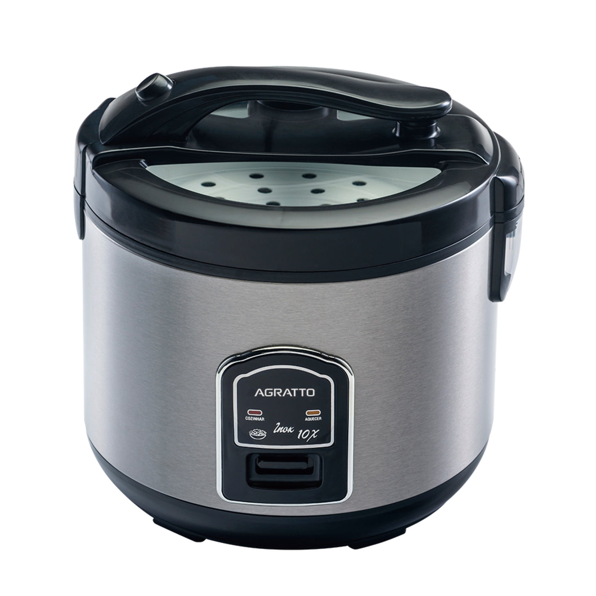 Panela De Arroz Inox Com Visor Pai10x 127v  Agratto [F108]