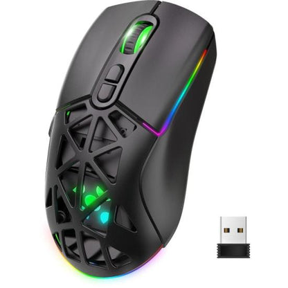 Mouse Gamer Sem Fio Wireless Fortrek Striker Air Preto [F002]
