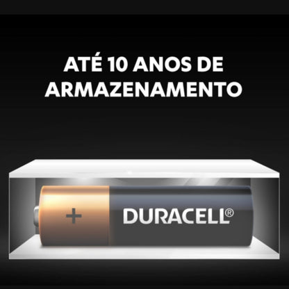 16 Pilhas Alcalinas Aaa Palito Duracell [F108]