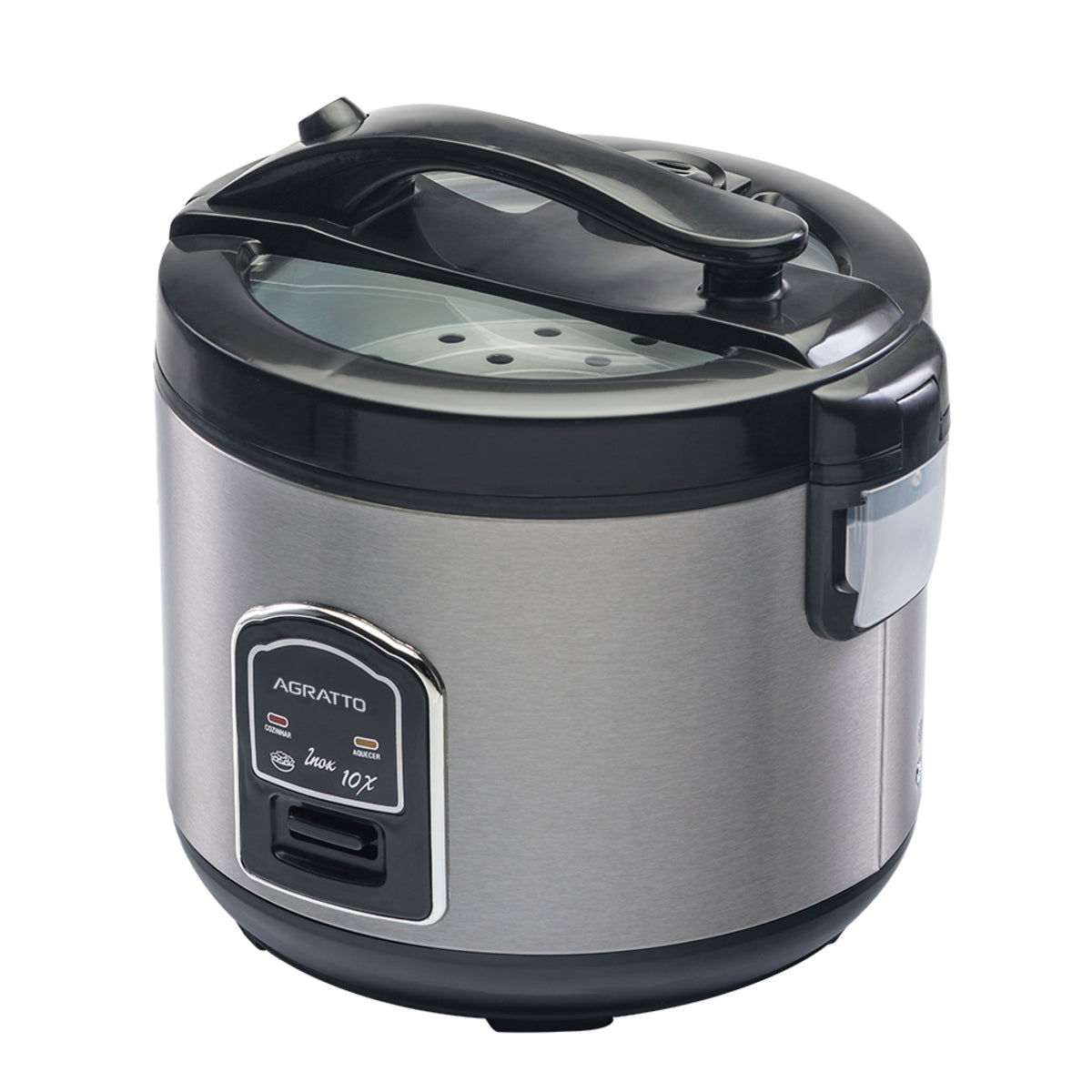 Panela De Arroz Inox Com Visor Pai10x 127v  Agratto [F108]