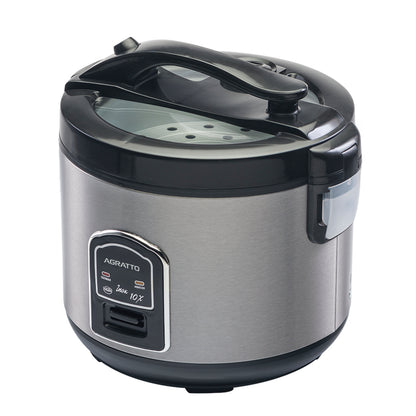 Panela De Arroz Inox Com Visor Pai10x 127v  Agratto [F108]