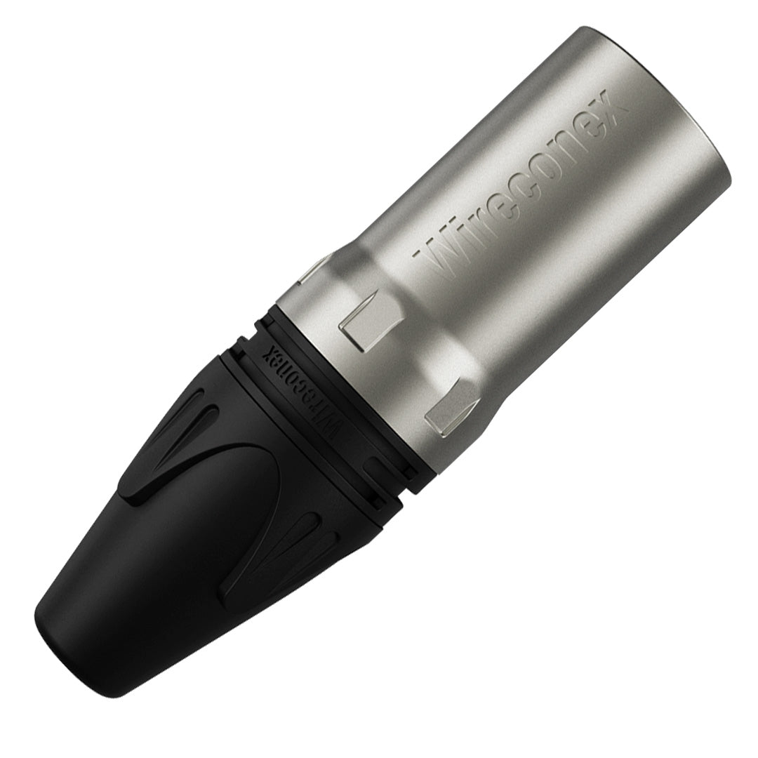 Conector Xlr Macho Wc 1013 Ml Bk Ni 3p Cabo Wireconex 05 Unidades [F108]