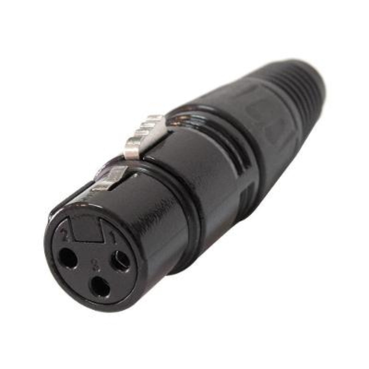 Conector Xlr Fema Linha Corpo Preto Metalico Storm 10 Unidades [F108]