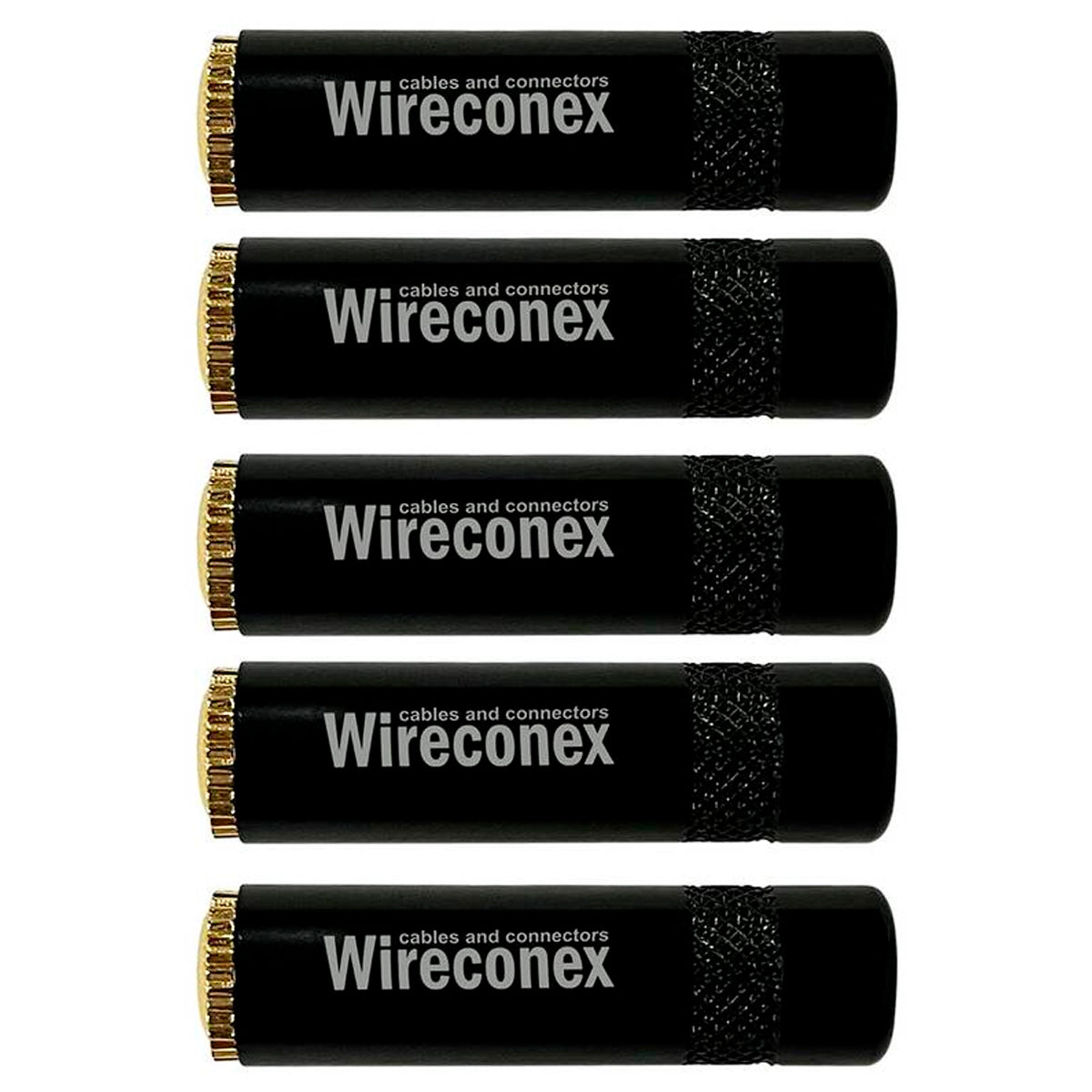 Kit 05 Conectores P2 Femea Stereo Wc 2323 Wireconex [F108]