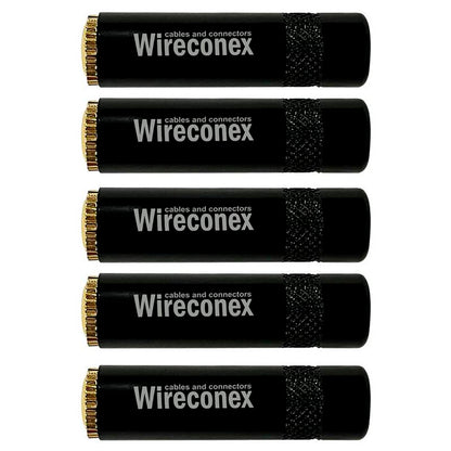 Kit 05 Conectores P2 Femea Stereo Wc 2323 Wireconex [F108]