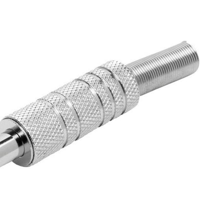 Conector P10 Macho Linha Mono Niquel Com Mola Storm 10 Unidades [F108]