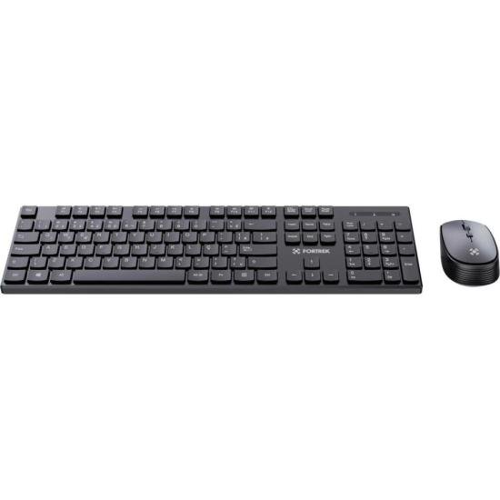 Kit Mouse e Teclado Fortrek CW11 Wireless Preto [F002]