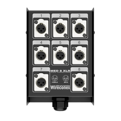Painel Multicabo 08 Vias Xlr Medusa Wireconex [F108]