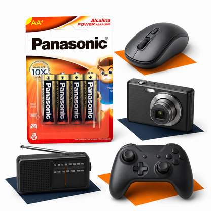 28 Pilhas Alcalinas Aa Panasonic (7 Cart)