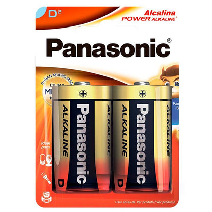 6 Pilhas Alcalinas D Panasonic (3  Cart)