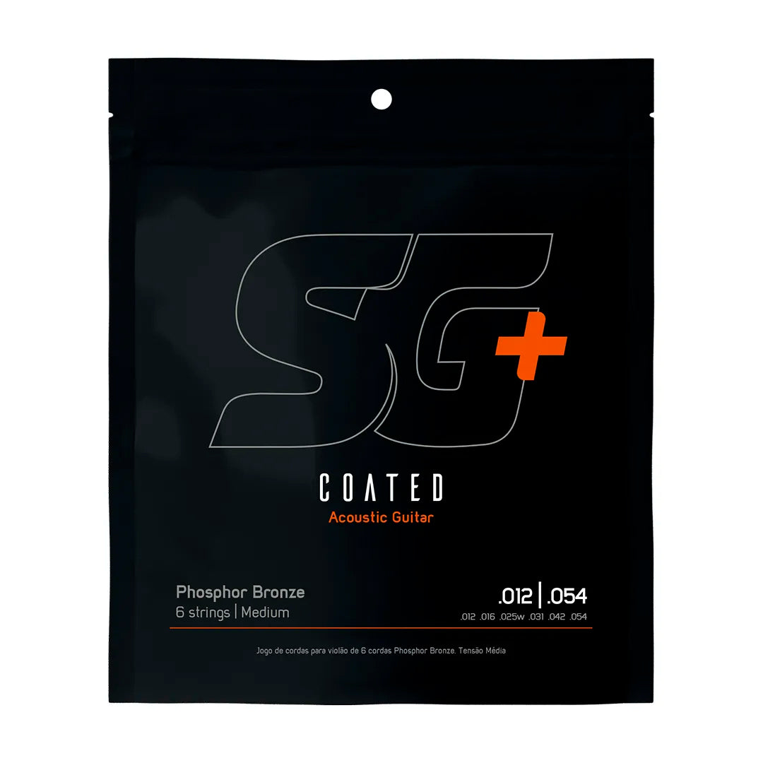 Encordoamento P/violão Fósforo Bronze Sg+ Revestido 012 [F108]