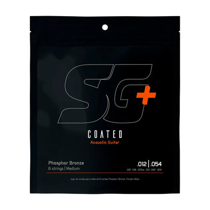 Encordoamento P/violão Fósforo Bronze Sg+ Revestido 012 [F108]