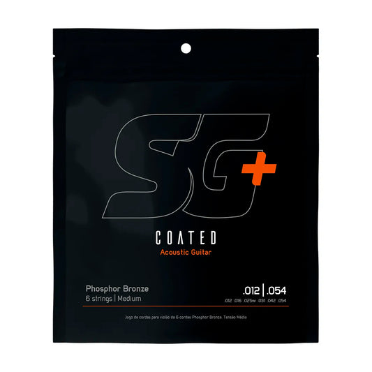 Encordoamento P/violão Fósforo Bronze Sg+ Revestido 012 [F108]