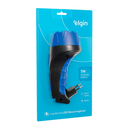 Lanterna Media Recarregável Led 1,0w 500mah Elgin [F108]