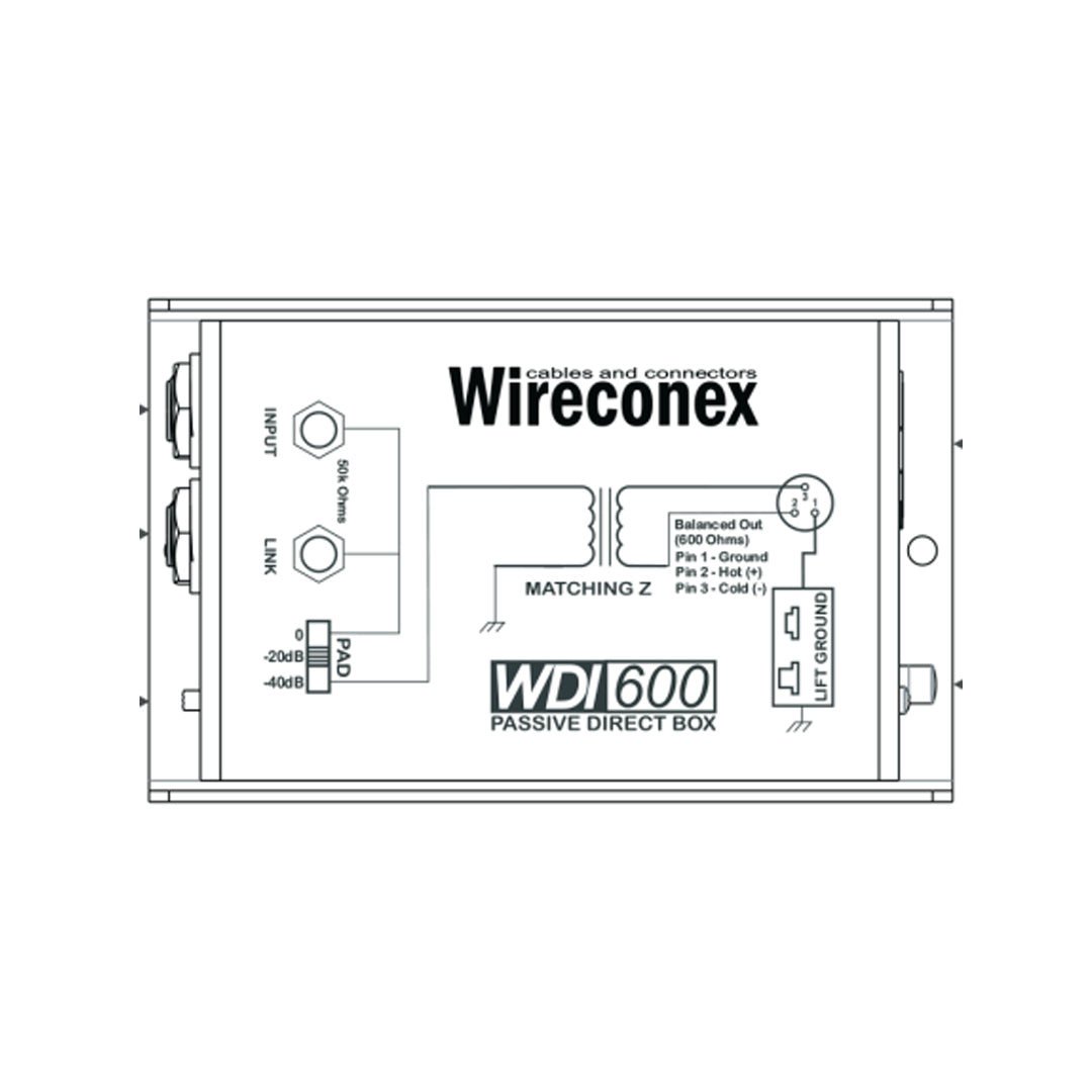 Direct Box Passivo Wdi 600 Wireconex [F108]