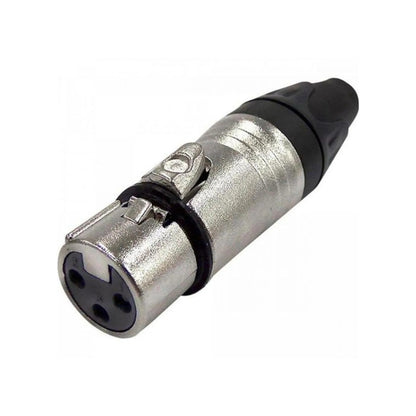 Conector Xlr Fema Linha 3 Polos Metal Storm 10 Unidades [F108]