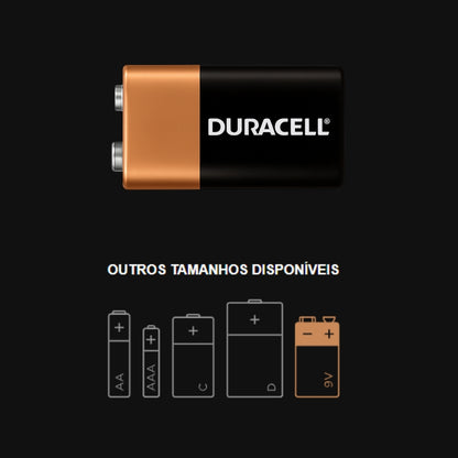 2 Baterias Alcalinas 9v Duracell [F108]