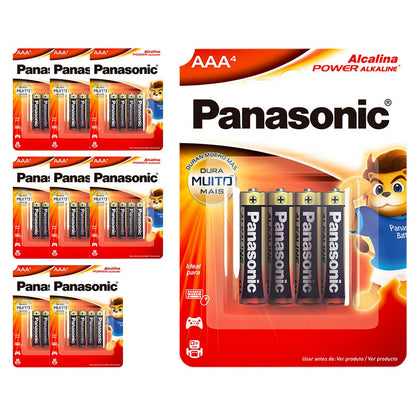 36 Pilhas Alcalinas Aaa Panasonic (9 Cart)