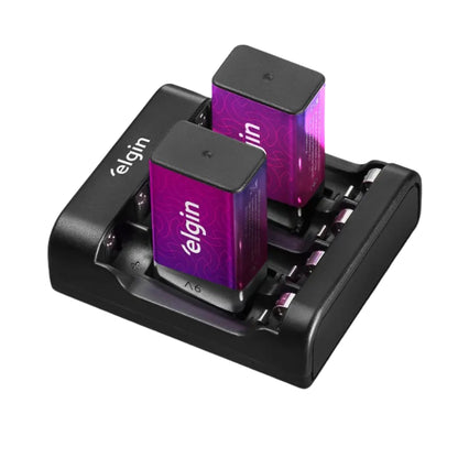 Carregador De Pilhas Usb Com 2x Aa1500mah [F108]