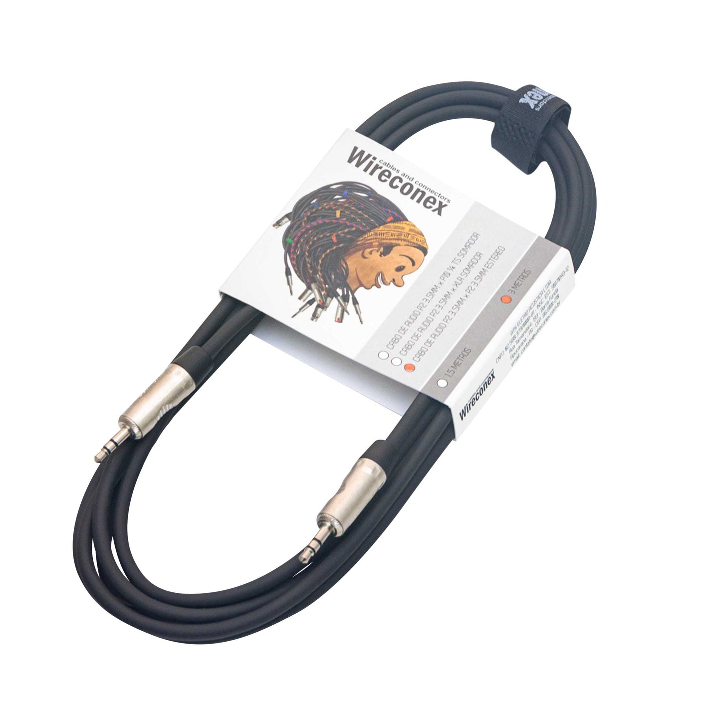 Cabo De Audio P2p2 1,5 Metros P2p2 1,5 Wireconex [F108]