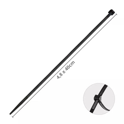 Abraçadeira De Nylon Mxt 4,8x40cm 100 Unidades Preta [F133]