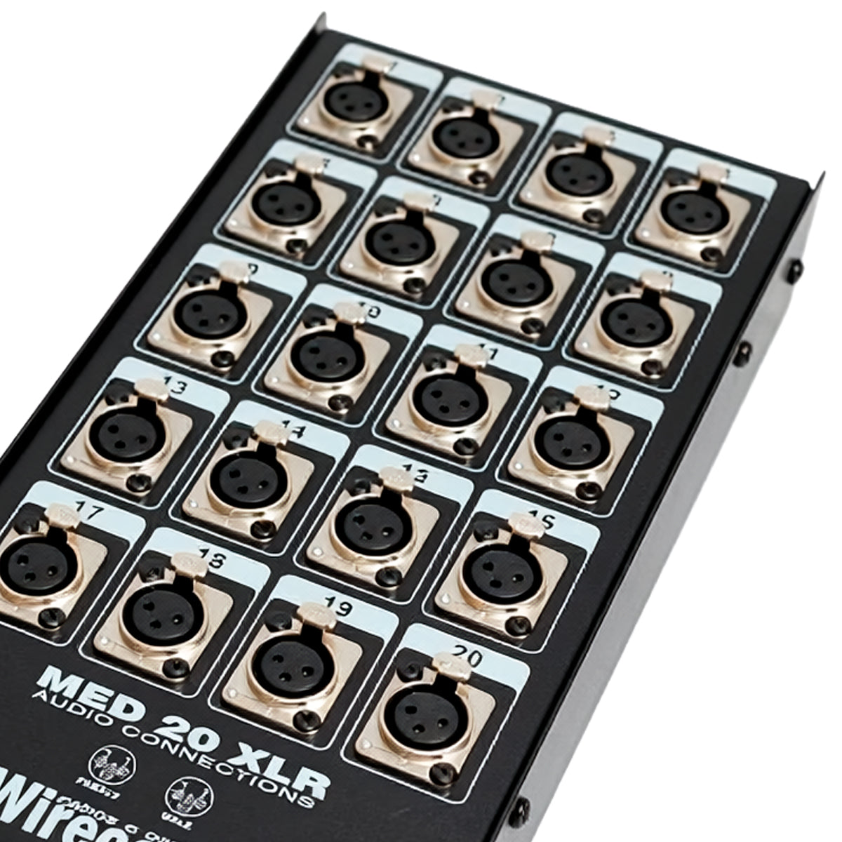 Painel Multicabo 20 Vias Com Conectores Xlr Medusa Wireconex [F108]