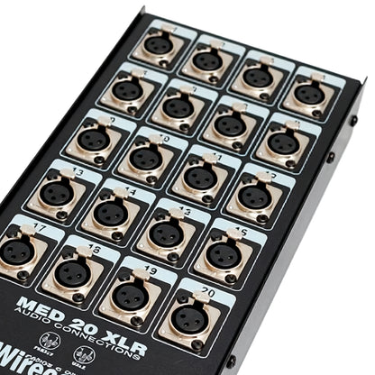 Painel Multicabo 20 Vias Com Conectores Xlr Medusa Wireconex [F108]