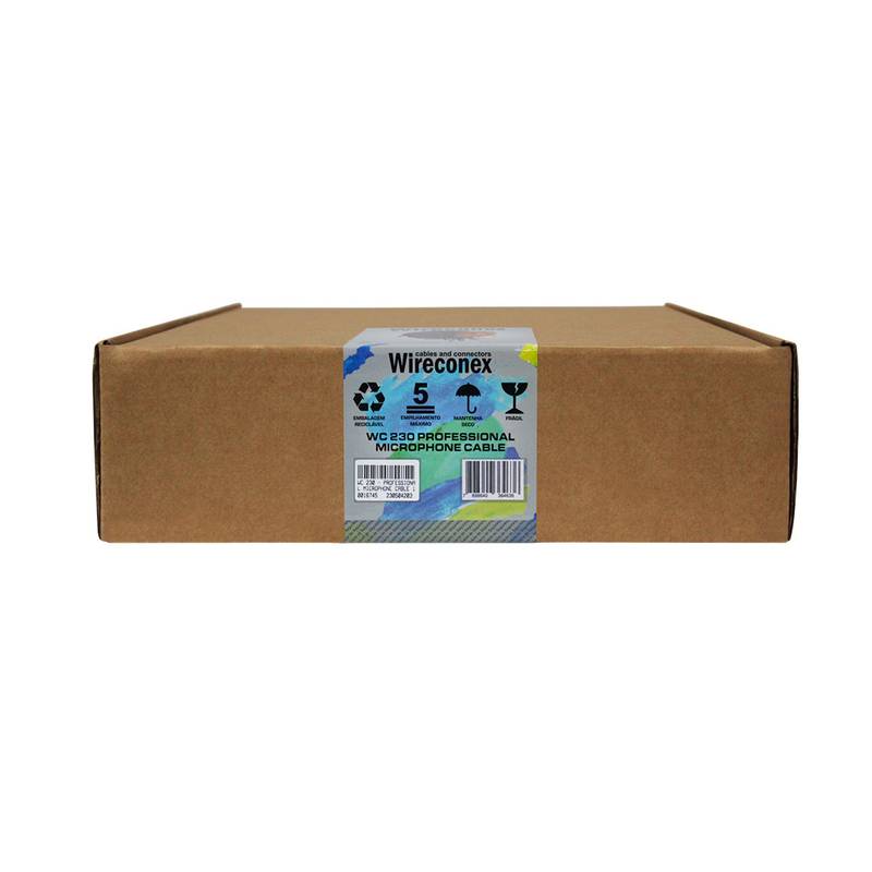 Cabo Pro Balanceado Para Microfone Wc 230 100 Metros Wireconex [F108]