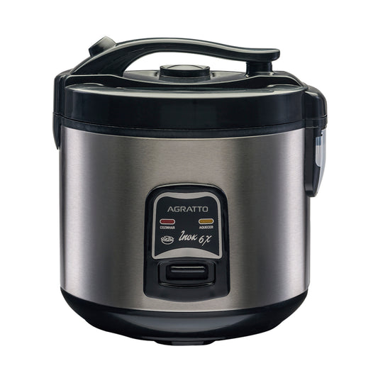 Panela De Arroz Inox Com Visor Pai6x 127v Agratto [F108]