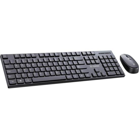 Kit Mouse e Teclado Fortrek CW11 Wireless Preto [F002]