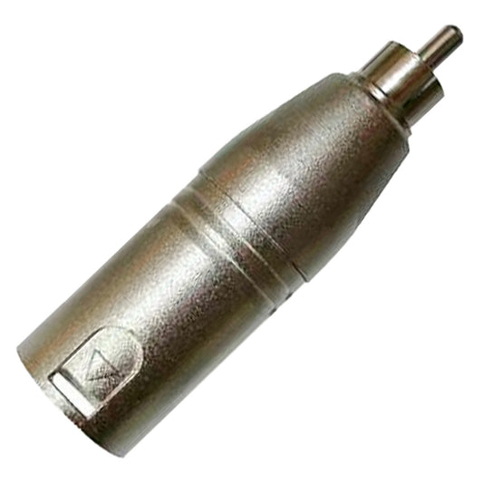 Adaptador Rca Macho P/xlr 3p Macho Niq. Wc 243 Ad 02 Unidades Wireconex [F108]