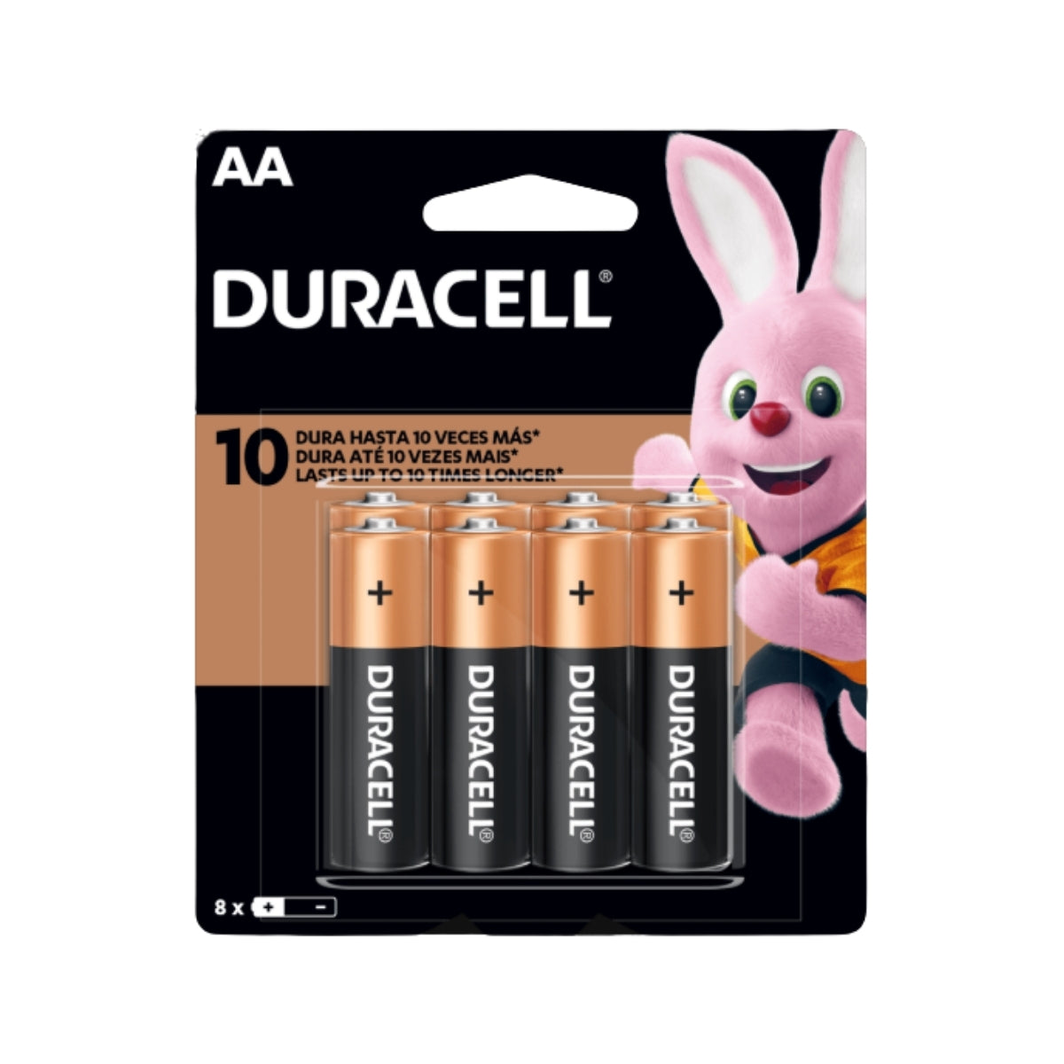 8 Pilhas Alcalinas Aa Duracell [F108]