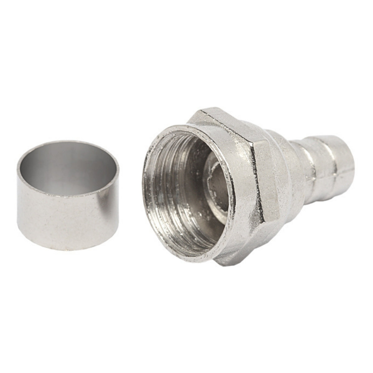 Conector F Rg 59 Com Anel Corpo Longo Storm 100 Unidades [F108]