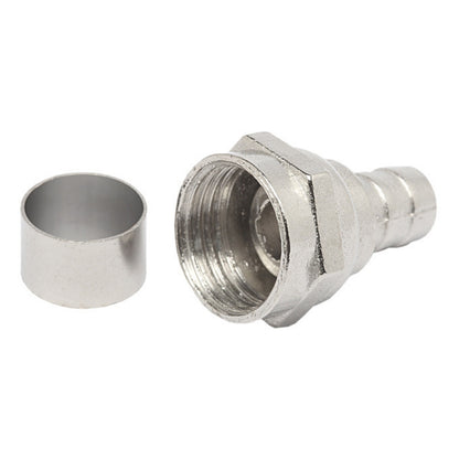 Conector F Rg 59 Com Anel Corpo Longo Storm 100 Unidades [F108]