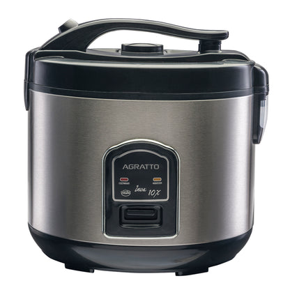 Panela De Arroz Inox Com Visor Pai10x 127v  Agratto [F108]