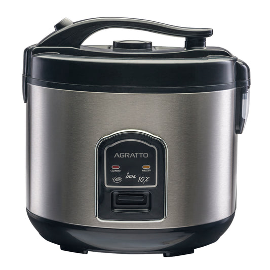 Panela De Arroz Inox Com Visor Pai10x 127v  Agratto [F108]