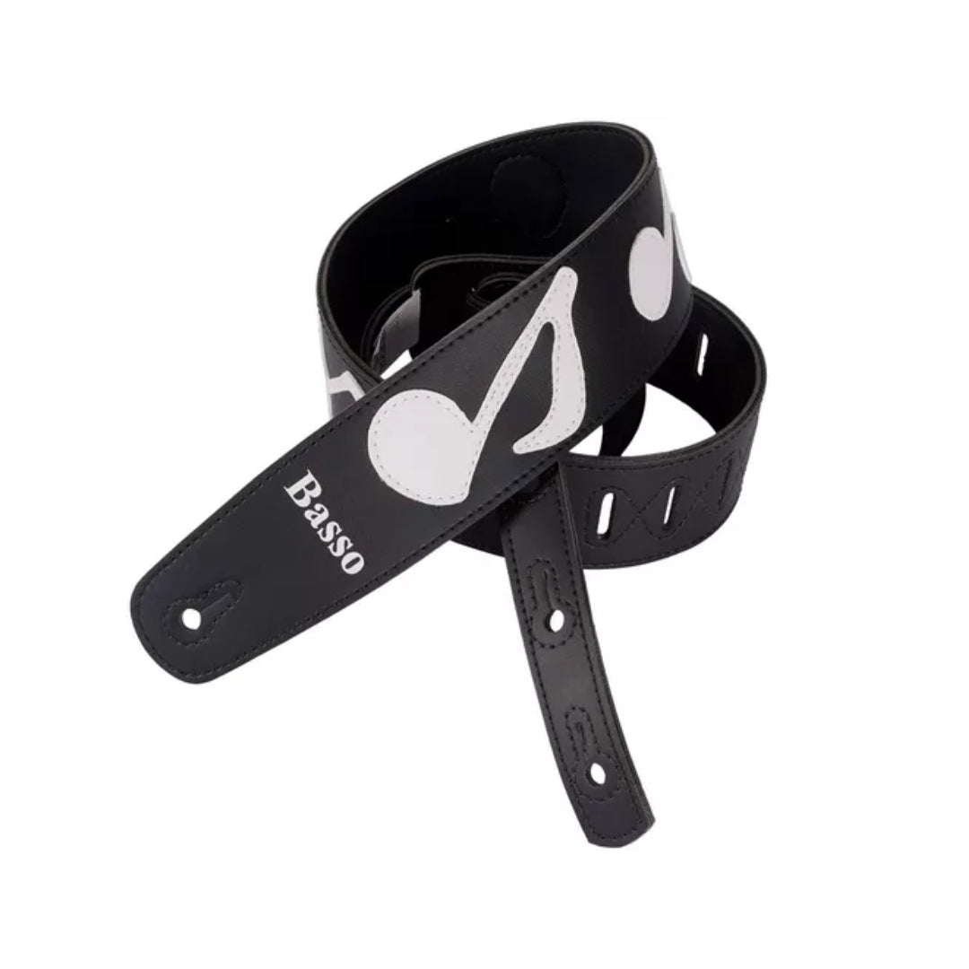 Correia Nm Preto Nota Musical Branca Basso [F108]