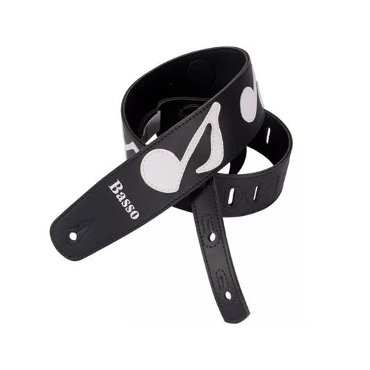 Correia Nm Preto Nota Musical Branca Basso [F108]