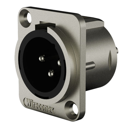 Conector  Xlr Macho Wc 1033 10 Unidades Painel Wireconex [F108]