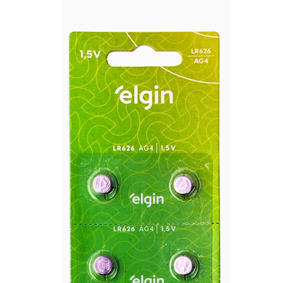 10 Baterias Alcalinas Lr626 Ag4 Elgin [F108]