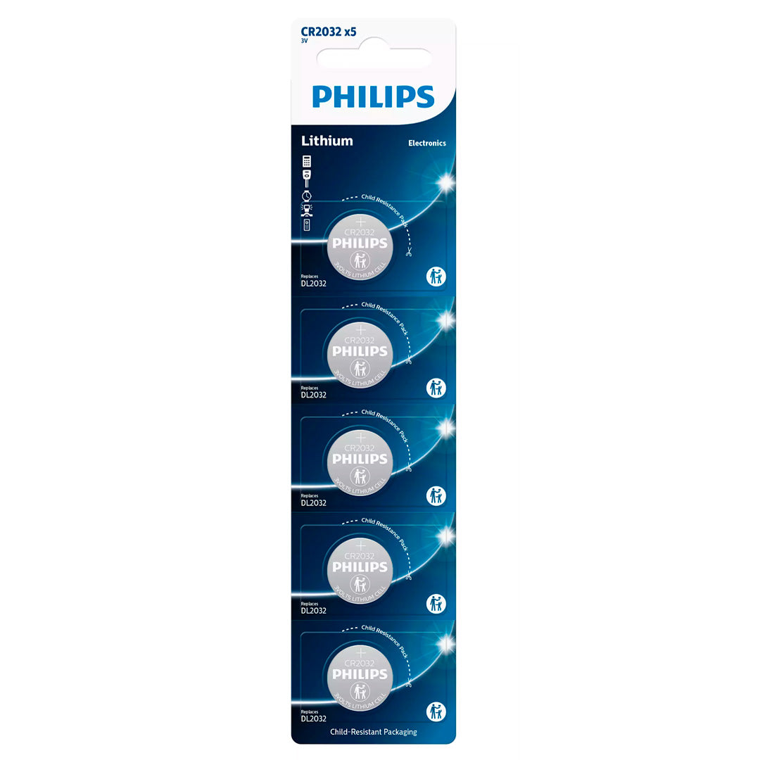 15 Baterias CR2032 Philips (3  Cart)