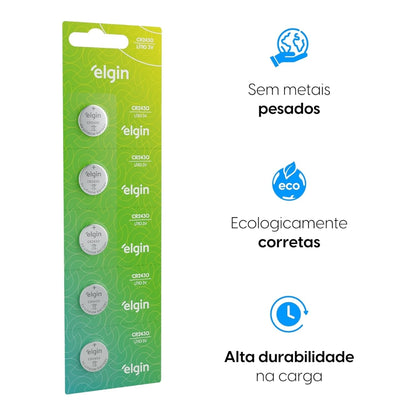 5 Baterias Cr2430 Elgin [F108]
