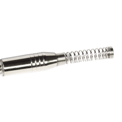 Conector P10 Macho Linha Mono Com Mola Espacada Ponta Gold Baquelite Storm 10 Unidades [F108]